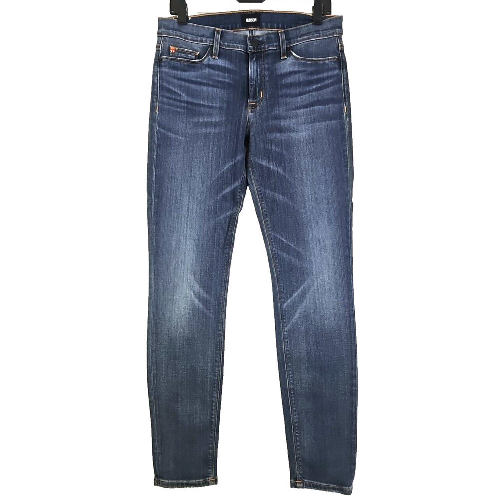 Hudson ~Woman Size 30~ Blue Denim "Krista" Super Skinny Jeans Stretch.